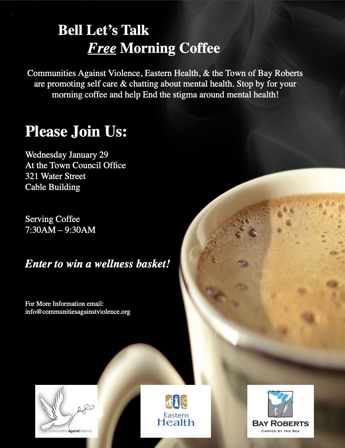 free-coffee-for-bell-let-s-talk-bay-roberts-newfoundland-and-labrador