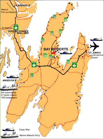 Tansportation to Bay Roberts