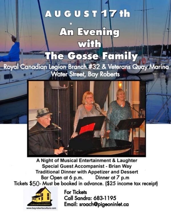 An Evening with the Gosse Family - 2018
